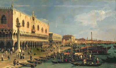 Palazzo Ducale and the Riva degli Schiavoni, Venice by Giovanni Antonio Canal